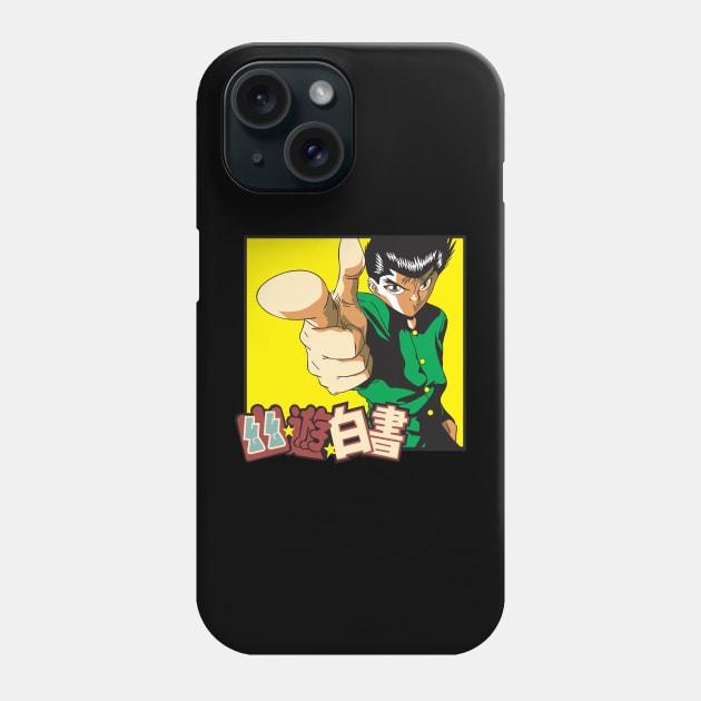 Yusuke anime Fanart Phone Case by Planet of Tees