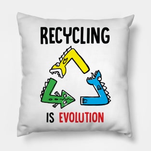 Evolution Monsters Pillow