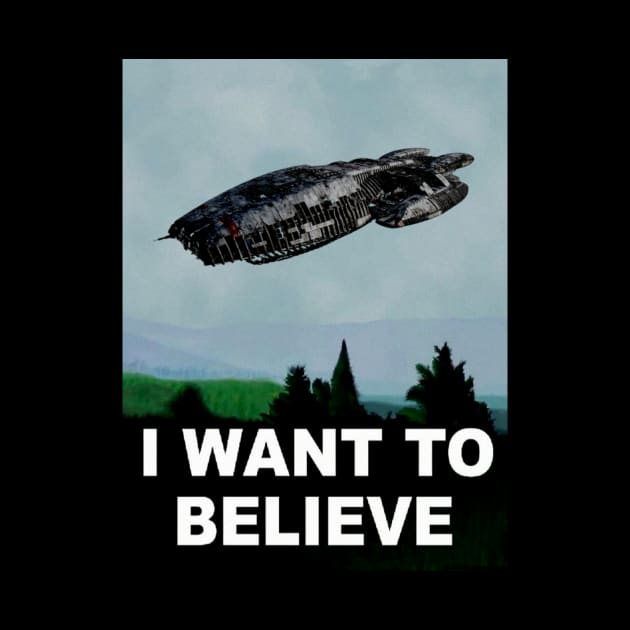 I want to believe, in Galactica by William Jakespeare Props