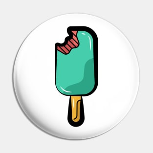 Bitten-off Popsicle Pin