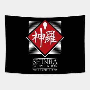 Final Fantasy VII Shinra Corp T-Shirt - Inspired by FF7 Corporation by Rev-Level Tapestry