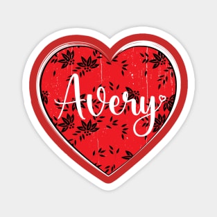 I Love Avery First Name I Heart Avery Magnet