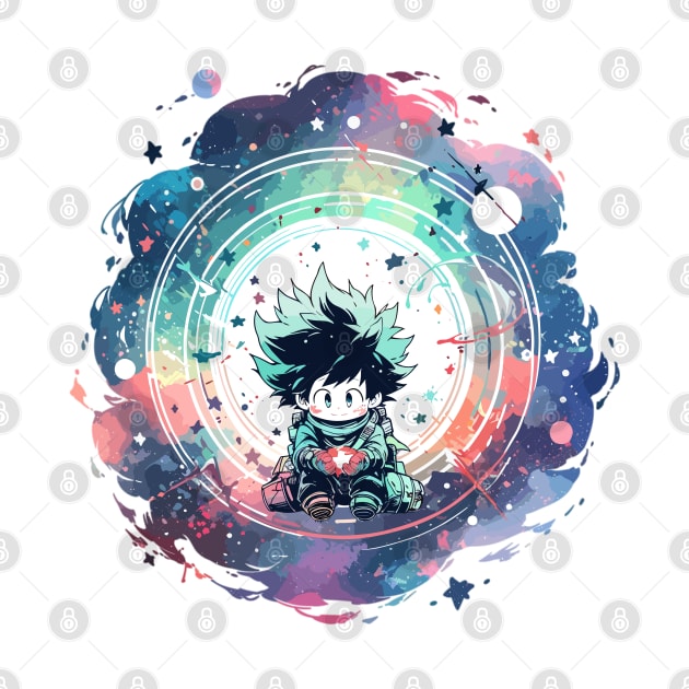 chibi midoriya by OzzyBazooka