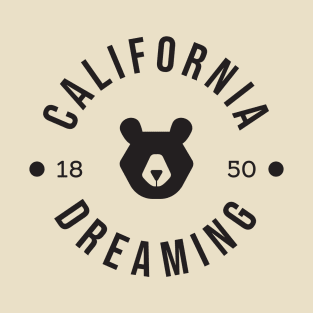 California Dreaming Minimalist Bear T-Shirt