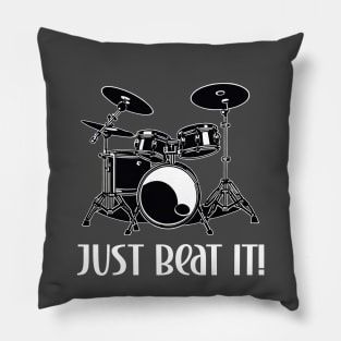 Drummer just beat it design Pillow