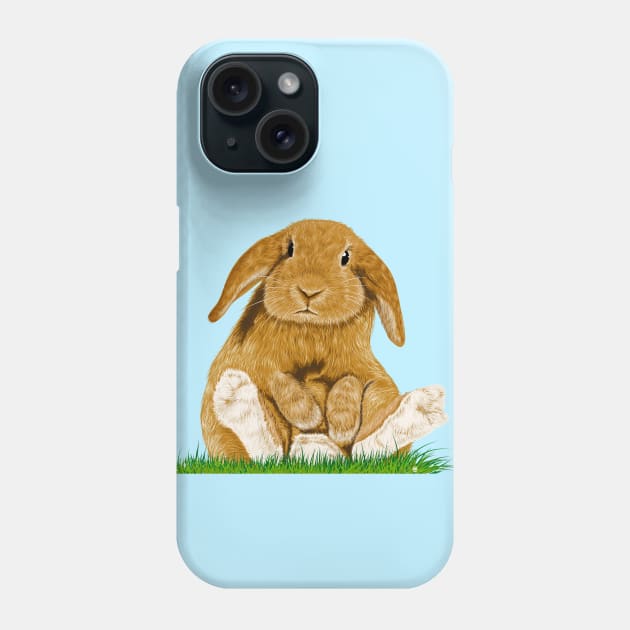 Bunny Phone Case by VectorInk