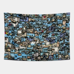 Chefchaouen Tapestry