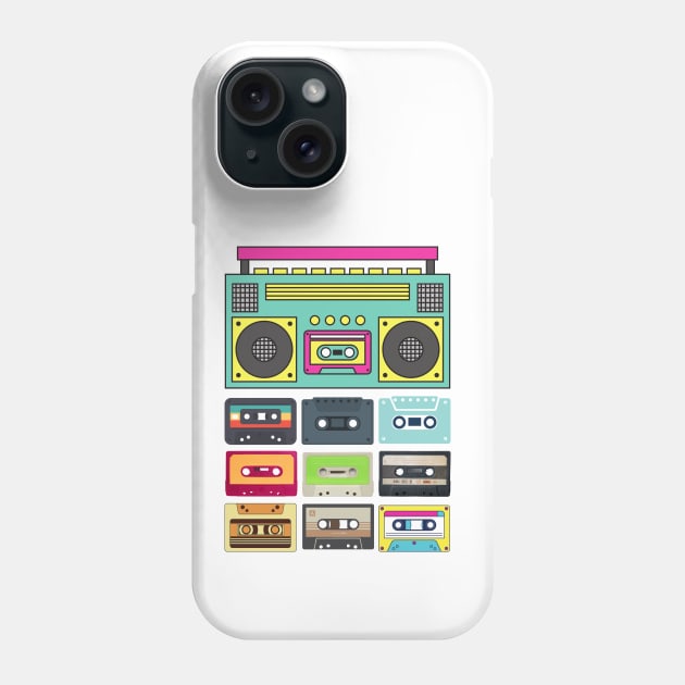 Cassette Music Classic Phone Case by ibra4work