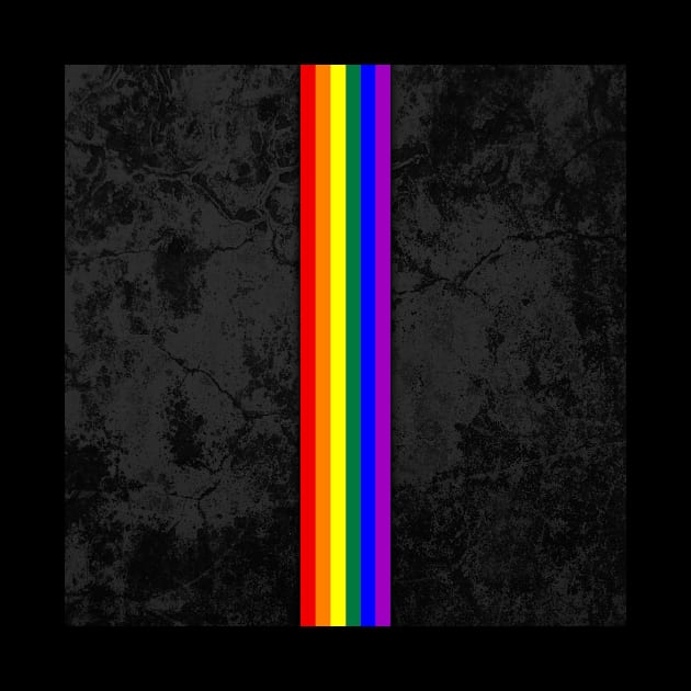 LGBTQ Rainbow Pride Flag Stripe by wheedesign