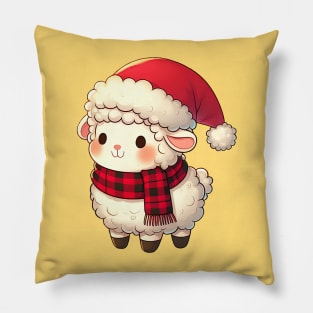 Cute Christmas Sheep Pillow