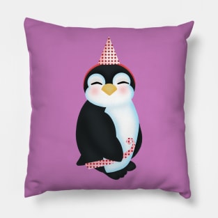 Cute penguin smile sweetly Pillow