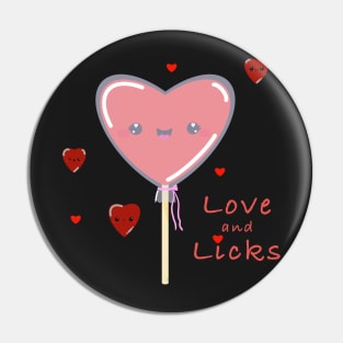Love and Licks, heart lollipop have a romantic Valentine’s Day for love, romance and that special someone or just for fun Pin