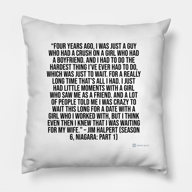 the office funny quote Pillow by CreationsByAme