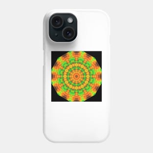 Green & Gold Mandala Phone Case