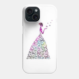 Woman Abstract Dress 2 Phone Case