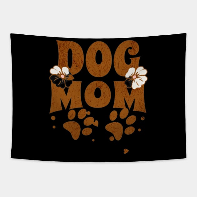 dog mom Tapestry by modo store