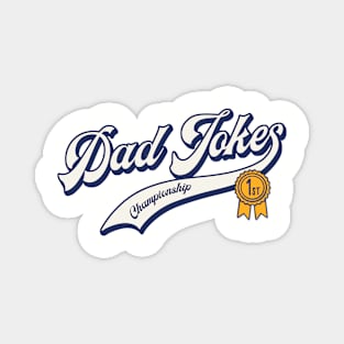Dad Jokes Championship Magnet