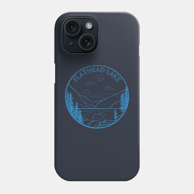 Flathead Lake Phone Case by soulfulprintss8