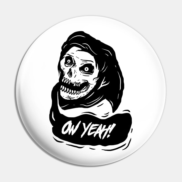 Grim Reaper Ow Yeah Pin by DeathAnarchy