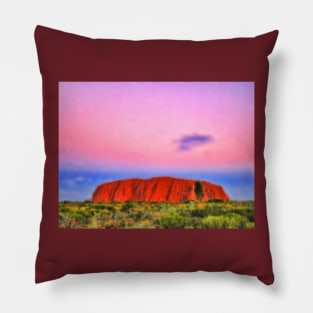 Ayers Rock. Uluru National Park. Australia. Pillow