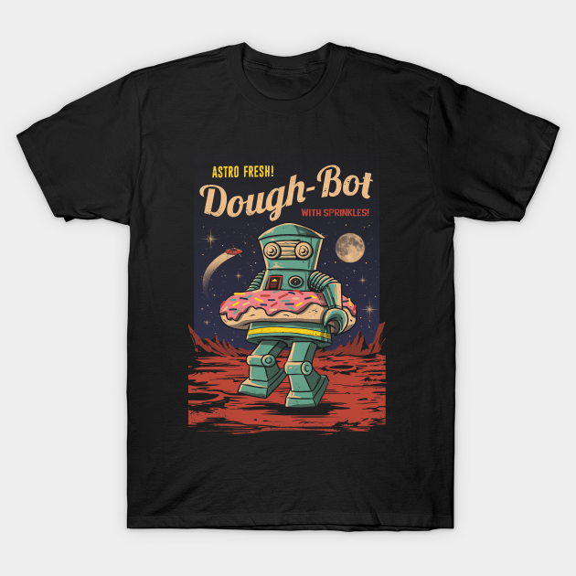 Dough Bot - Vintage Robot - T-Shirt