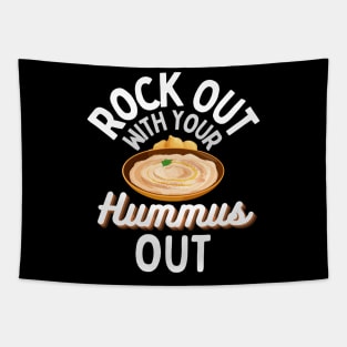 Rock Out with your Hummus Out! Tapestry