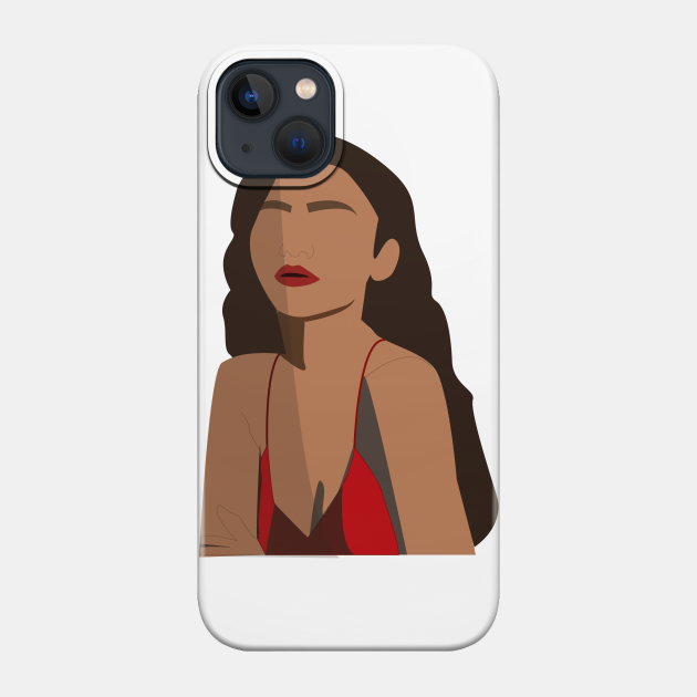 Zendaya Digital Portrait - Zendaya - Phone Case