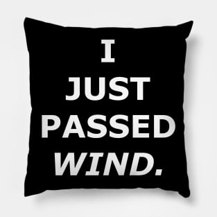 I JUST PASSED WIND Pillow