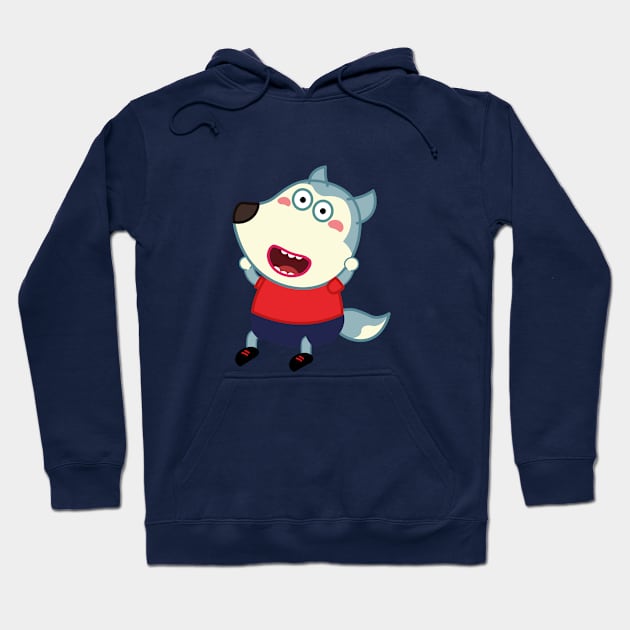 wolfoo happy cartoon - Wolfoo - Hoodie