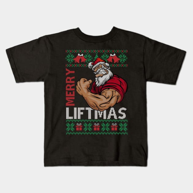 Merry Liftmas Ugly Christmas Gym Workout Gift Mens 3 - Funny
