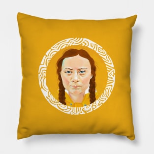 Greta Thunberg  Activist #1 Pillow