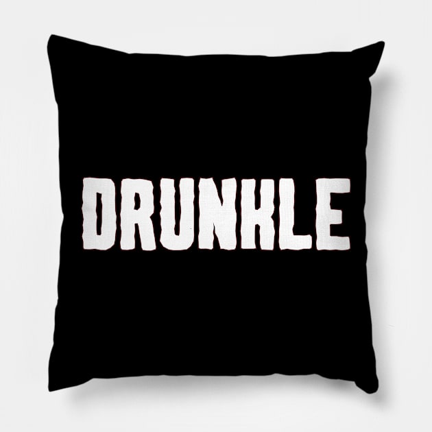 Drunkle Drunk Uncle Unisex Sweatshirt Pillow by Grun illustration 