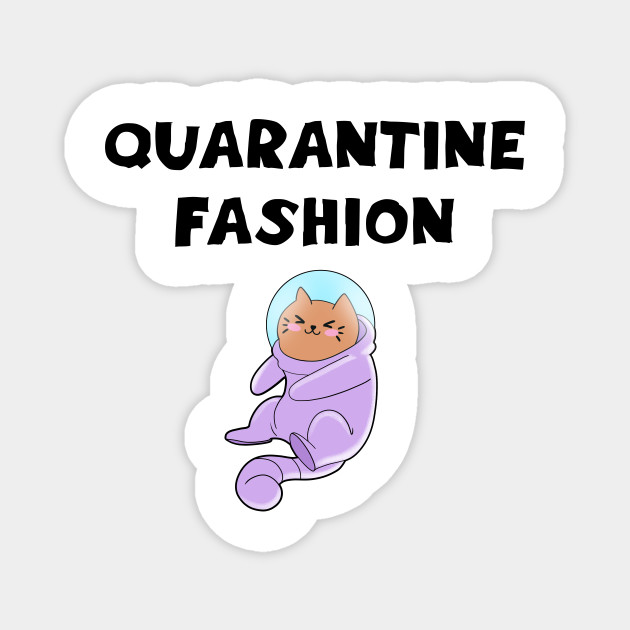 Quarantine Fashion Cat Safe Outfit Cute Astronaut Cat In Space