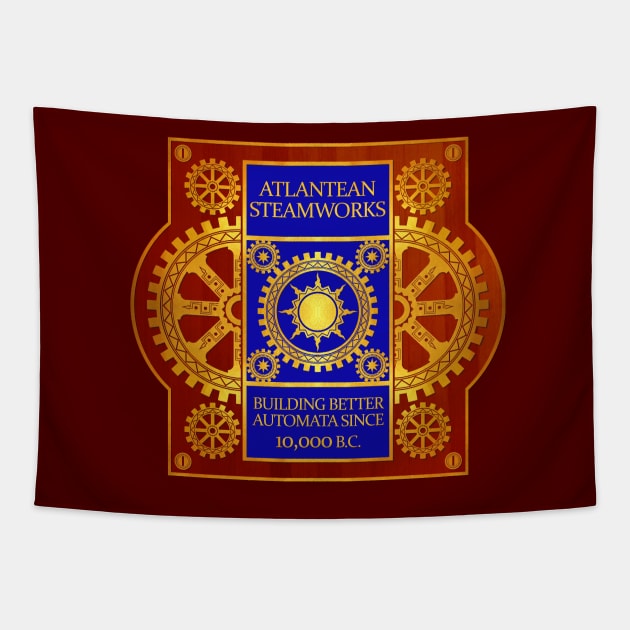 Atlantean Steamworks Tapestry by AtlanteanArts