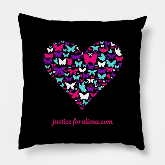 Justice for Alissa Fundraiser Pillow by Mad Ginger Entertainment 