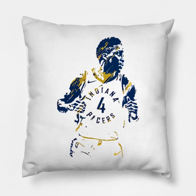 indiana pacers Pillow by sepuloh