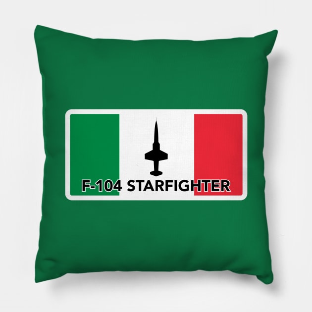 F-104 Starfighter Italy Patch Pillow by TCP