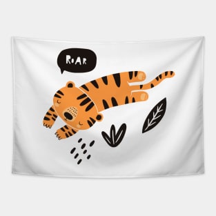 Cute Tiger Tapestry