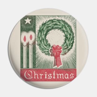 Christmas retro Pin