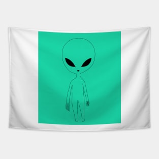 Extraterrestrial Creature Outer Space Tapestry