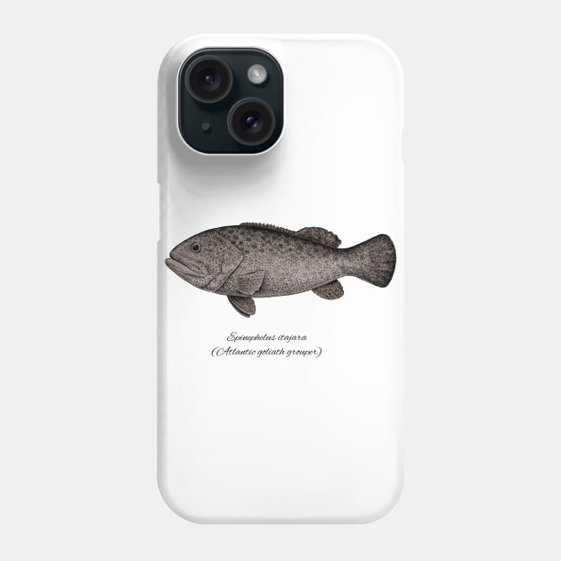 EPINEPHELUS ITAJARA Phone Case by eugeniahauss