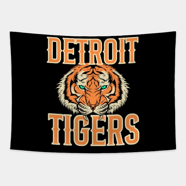 Detroit Tigers Tapestry by BlockersPixel