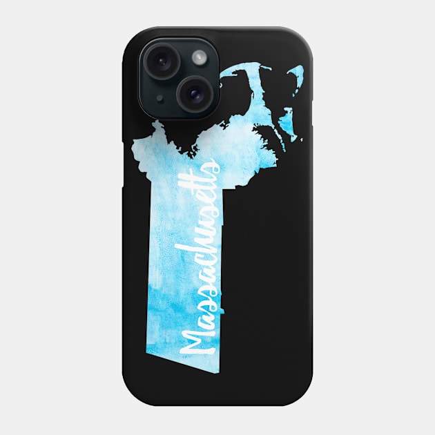 Blue Massachusetts Phone Case by lolosenese