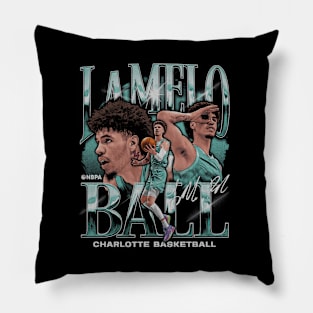 LaMelo Ball Charlotte Vintage Pillow