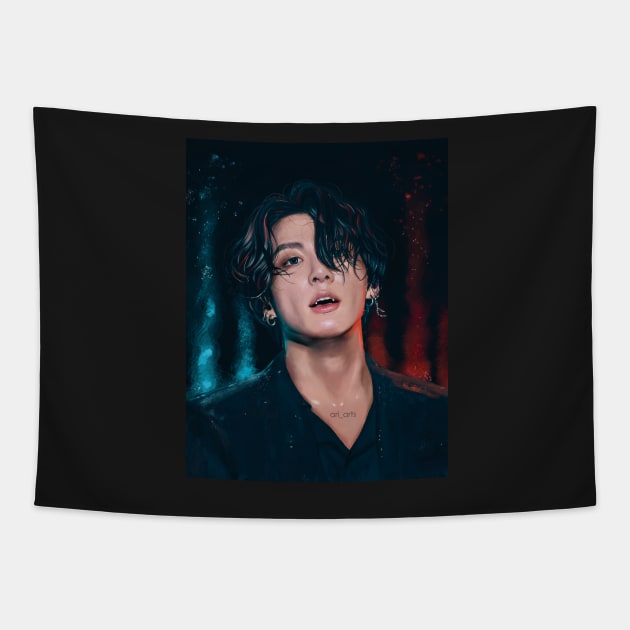 Vampire jungkook Tapestry by ari-arts