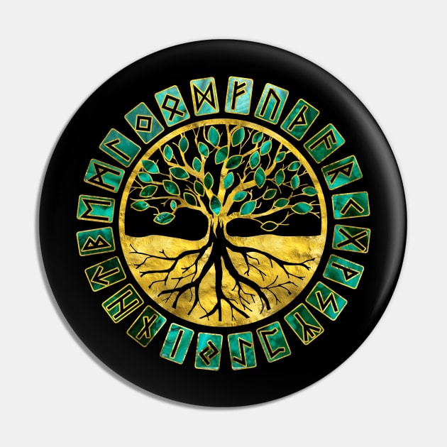 Tree of life  -Yggdrasil and  Runes alphabet Pin by Nartissima