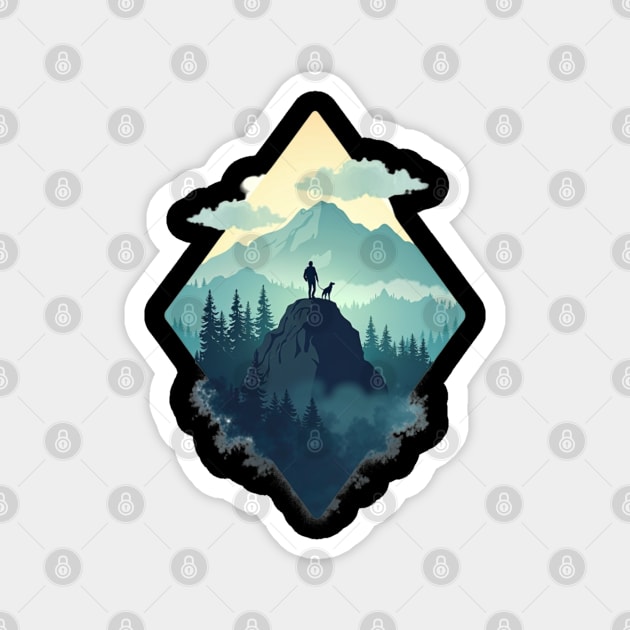 Summit Companions: Adventure Awaits Magnet by Steve