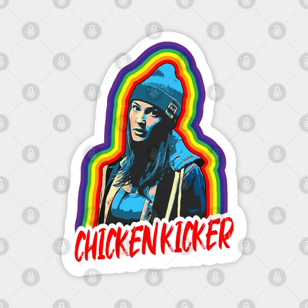 Chicken Kicker Magnet by EEJimenez