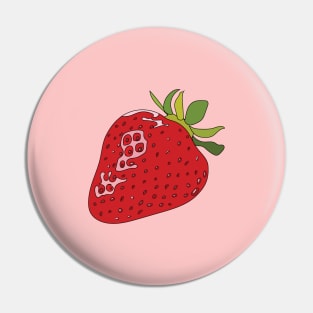 Cute Strawberry vintage 90s Pin