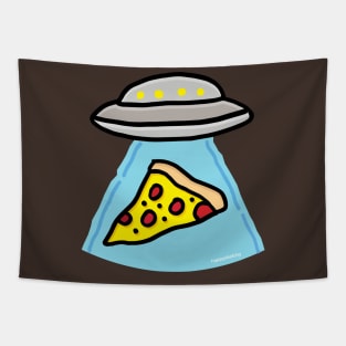 Pizza abduction Tapestry